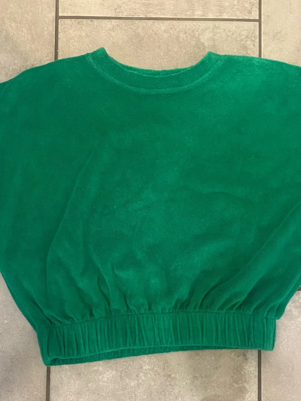 Elan Terry Cloth Two Piece Set Green